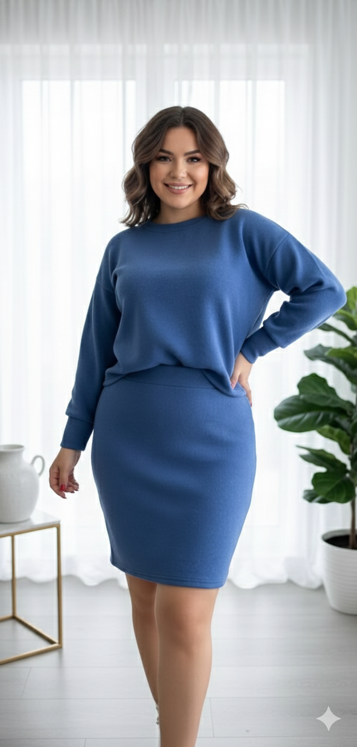 Костюм ангора вязка щільна